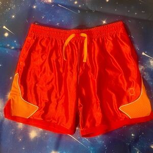 Red x Orange Athletic Shorts by PUMA